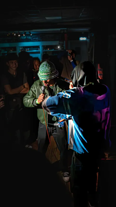 Slimka en showcase à la Salle du Terreau (Genève), photo 2 sur 6