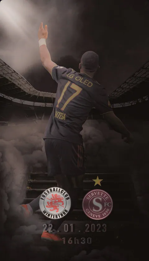 Affiche matchday de Dereck Kutesa pour Winterthour – Servette FC