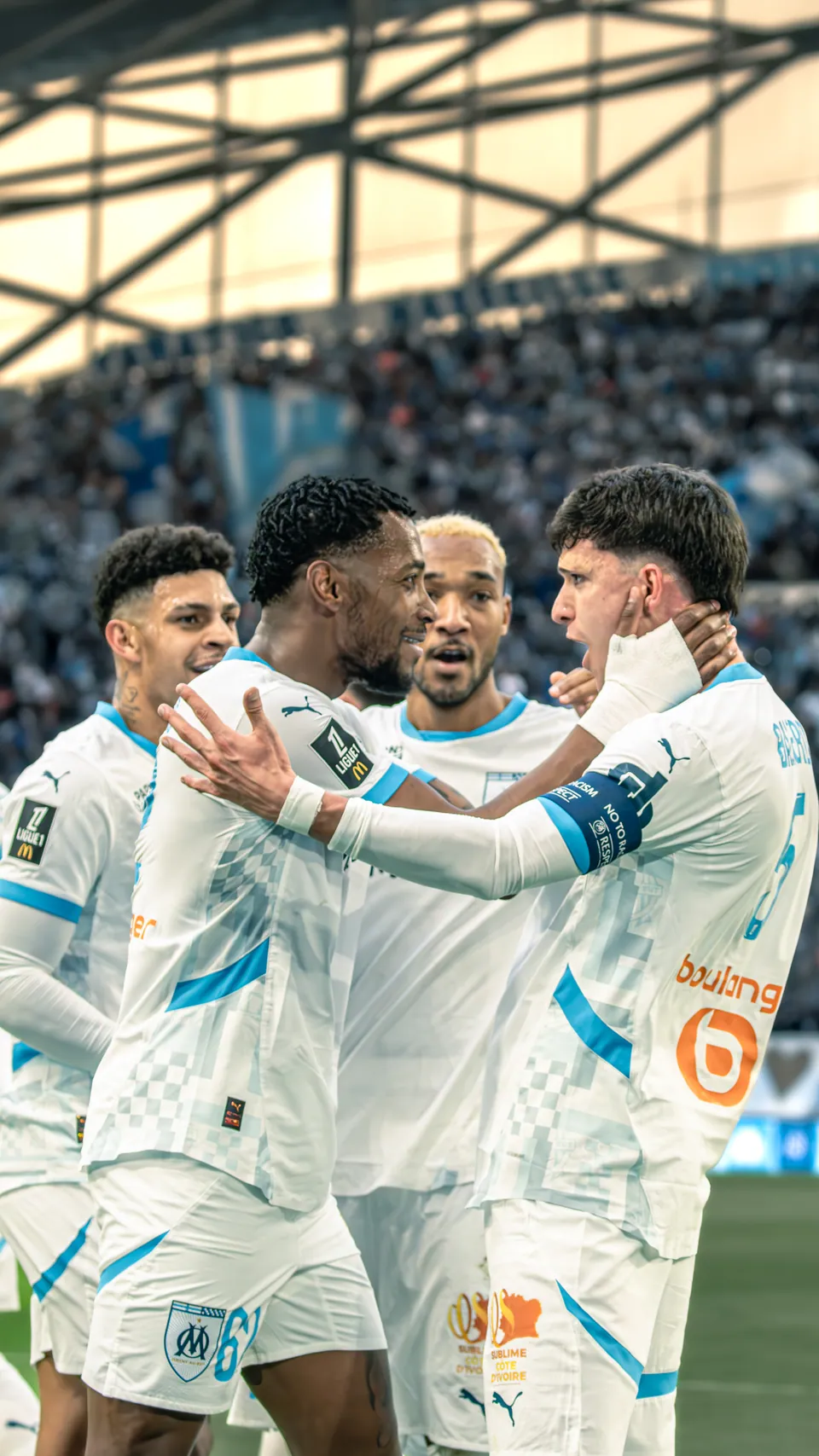 Création graphique Olympique de Marseille au Vélodrome