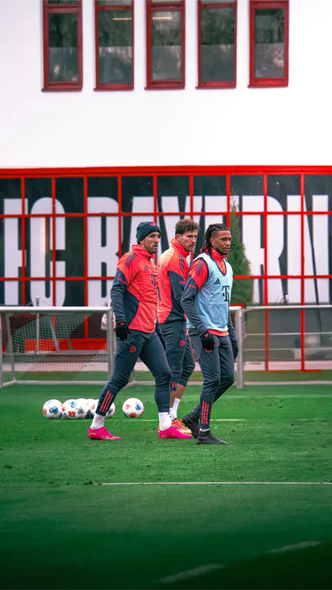 Séance d’entraînement du Bayern Munich à la Säbener Strasse