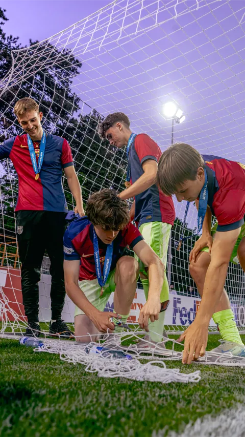 Finale de la Youth League 2025 à Colovray, Trabzonspor – Barcelone – photo 17 sur 21