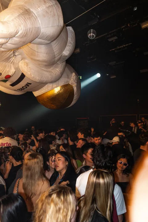 Soirée au D! Club à Lausanne, silhouettes sous les stroboscopes (photo 16)